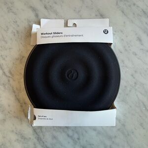 Lululemon Athletica Black Workout Sliders